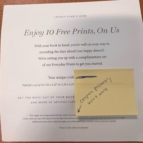 Artifact Uprising Baby Book - Picture 6 of 6